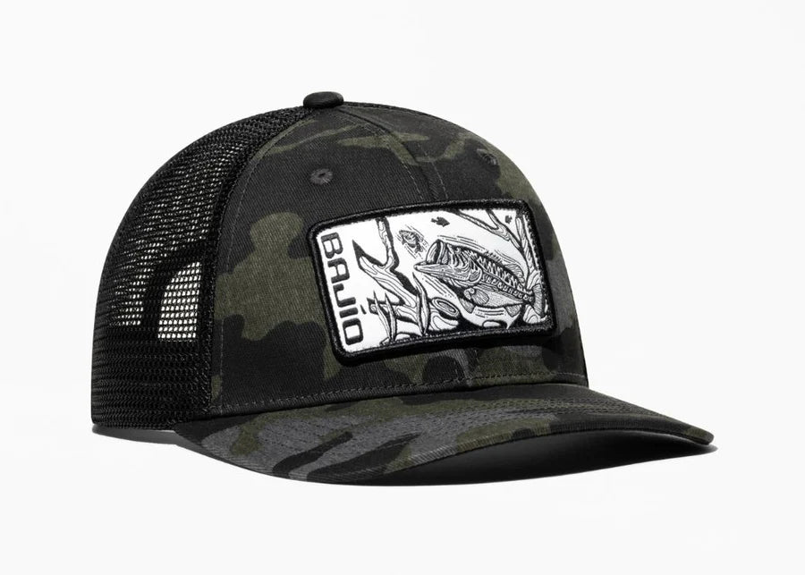 LARGE MOUTH PATCH TRUCKER HAT